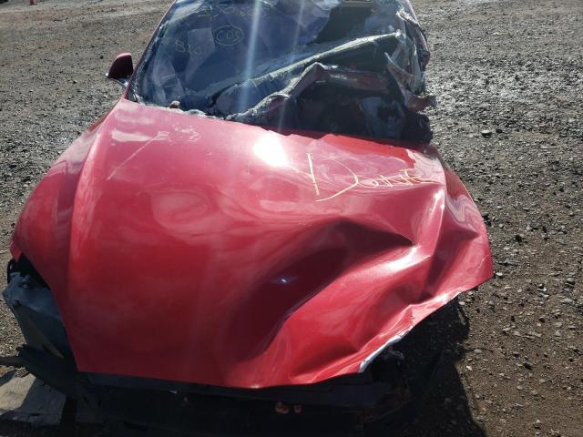 5YJSA1S16EFP36340 - 2014 TESLA MODEL S Qırmızı foto 7