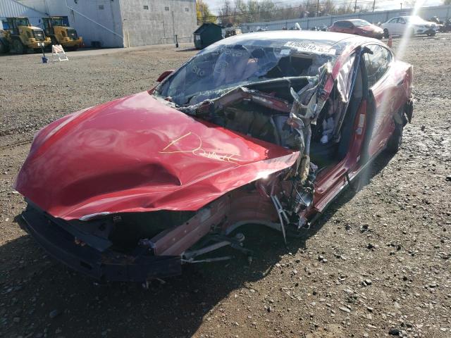 5YJSA1S16EFP36340 - 2014 TESLA MODEL S Qırmızı foto 9