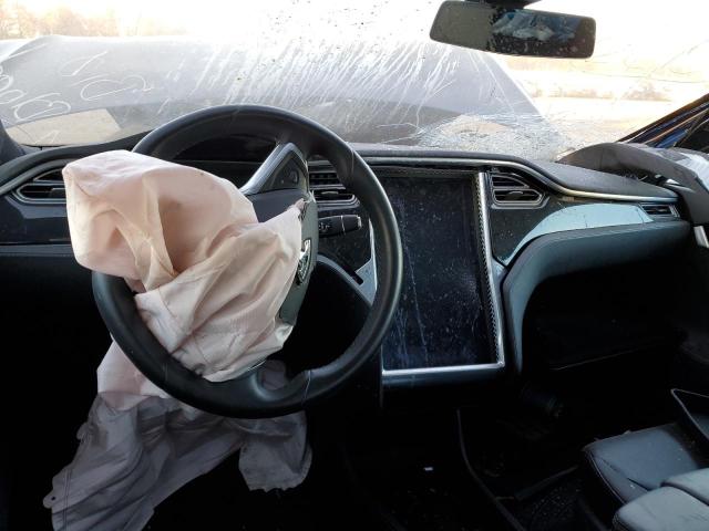 5YJSA1E45FF112746 - 2015 TESLA MODEL S Կապույտ լուսանկար 8