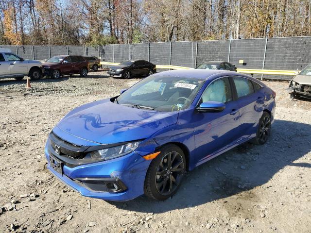 19XFC2F8XKE026710 - 2019 HONDA CIVIC SPOR أزرق صورة 2