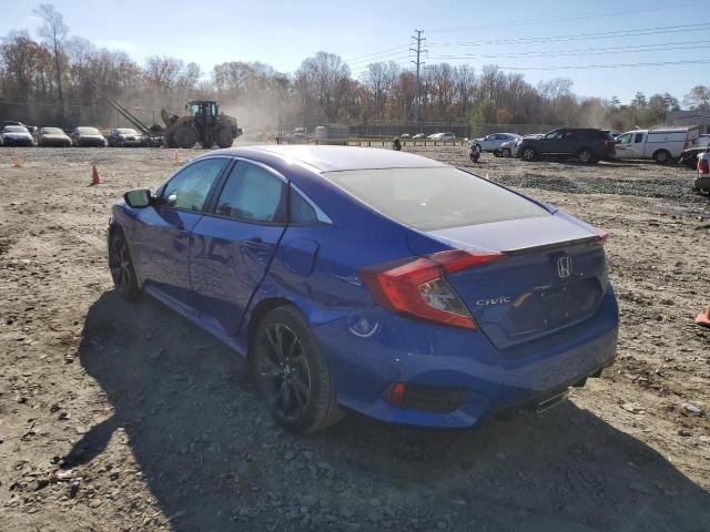 19XFC2F8XKE026710 - 2019 HONDA CIVIC SPOR أزرق صورة 3