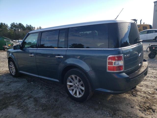 2FMHK6CC8ABA46791 - 2010 FORD FLEX SEL BLUE photo 2