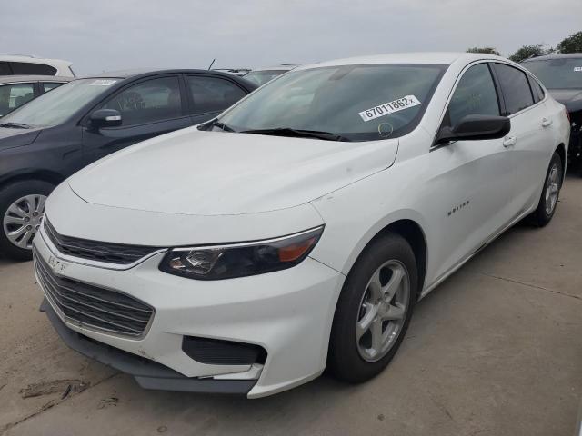 1G1ZB5ST6HF182536 - 2017 CHEVROLET MALIBU LS WHITE photo 1