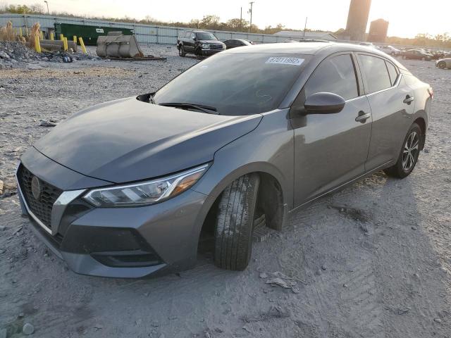 3N1AB8CV5MY227459 - 2021 NISSAN SENTRA SV GRAY photo 2