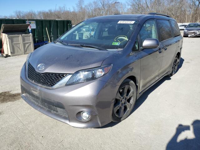 5TDXK3DC6CS212756 - 2012 TOYOTA SIENNA SPO CHARCOAL photo 2