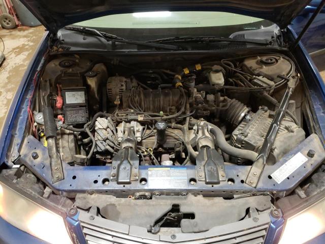 2G1WF55K759345211 - 2005 CHEVROLET IMPALA BLUE photo 7