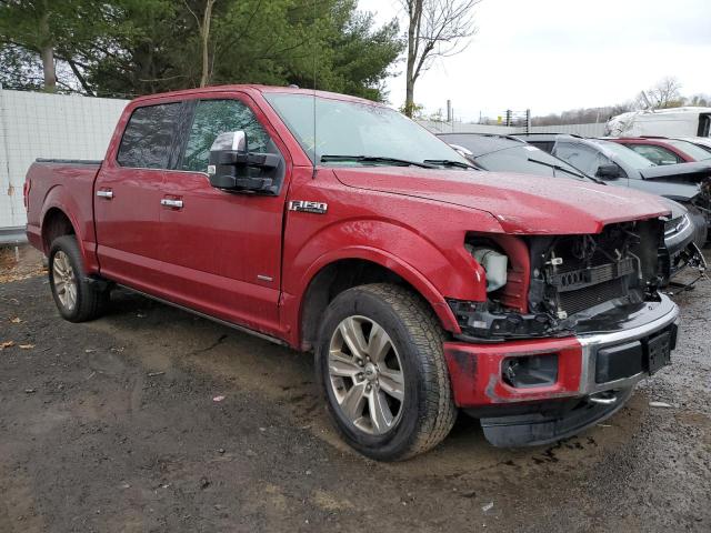 1FTEW1EG6FFB76038 - 2015 FORD F150 SUPER RED photo 1