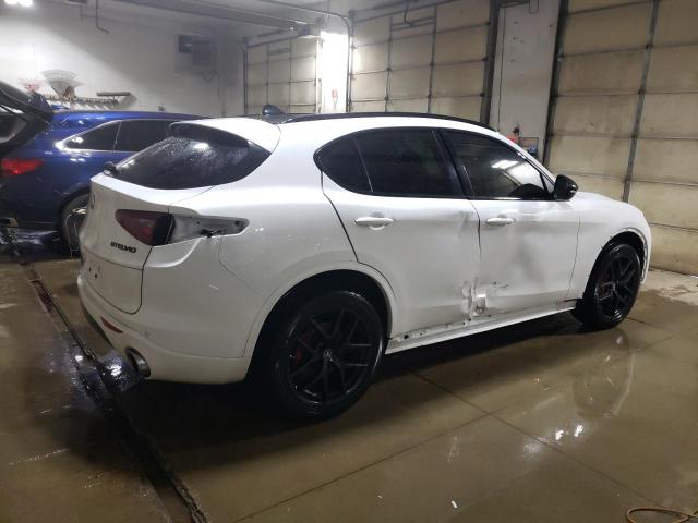 ZASPAKBN9M7D14959 - 2021 ALFA ROMEO STELVIO TI WHITE photo 3