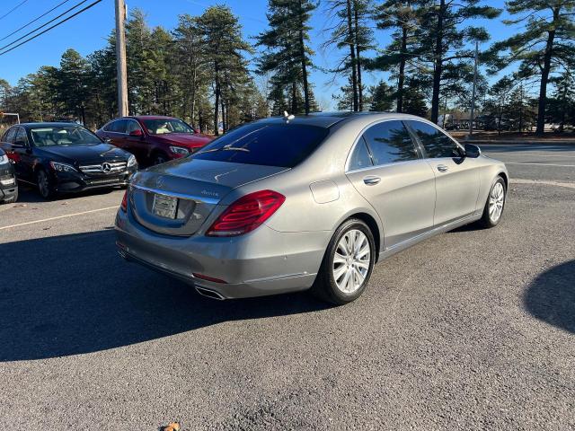 WDDUG8FB7FA141614 - 2015 MERCEDES-BENZ S 550 4MAT GRAY photo 3