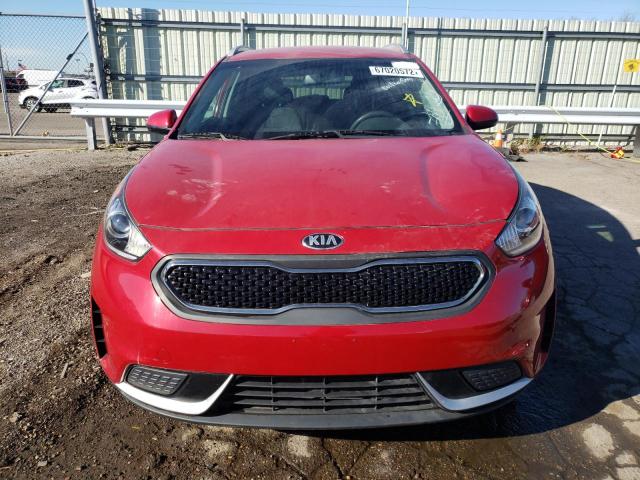 KNDCB3LC0H5089453 - 2017 KIA NIRO FE RED photo 9