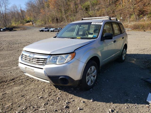 JF2SH61679H724744 - 2009 SUBARU FORESTER 2 SILVER photo 2