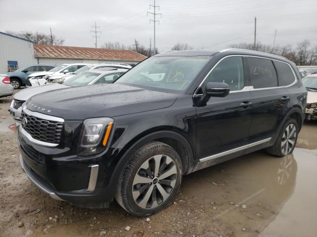 5XYP34HCXMG152668 - 2021 KIA TELLURIDE BLACK photo 2