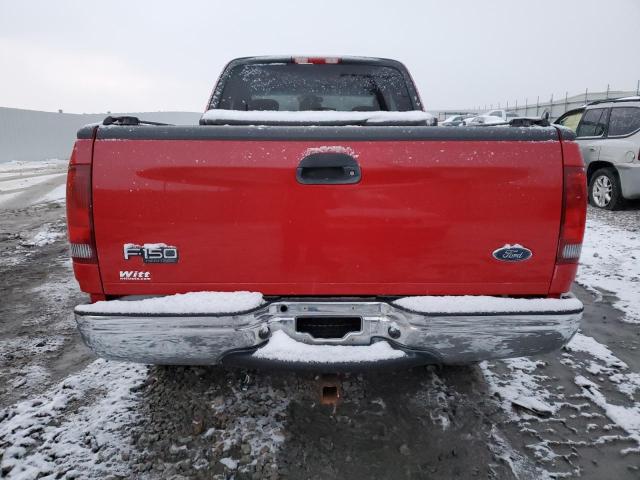 2FTRX18W84CA10842 - 2004 FORD F-150 HERI RED photo 6