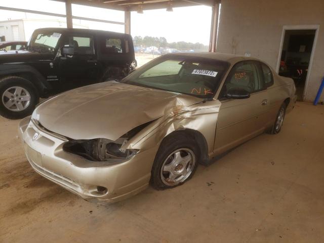 2G1WW12E449144338 - 2004 CHEVROLET MONTE CARL 金色 照片 2