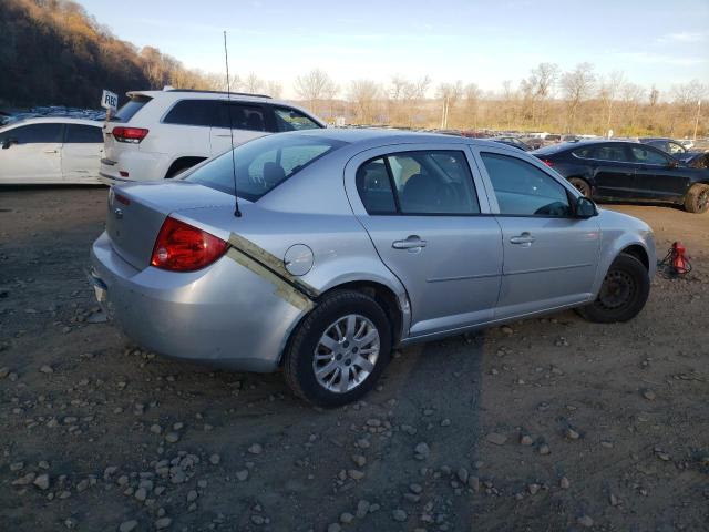 1G1AD5F59A7207707 - 2010 CHEVROLET COBALT SILVER photo 3