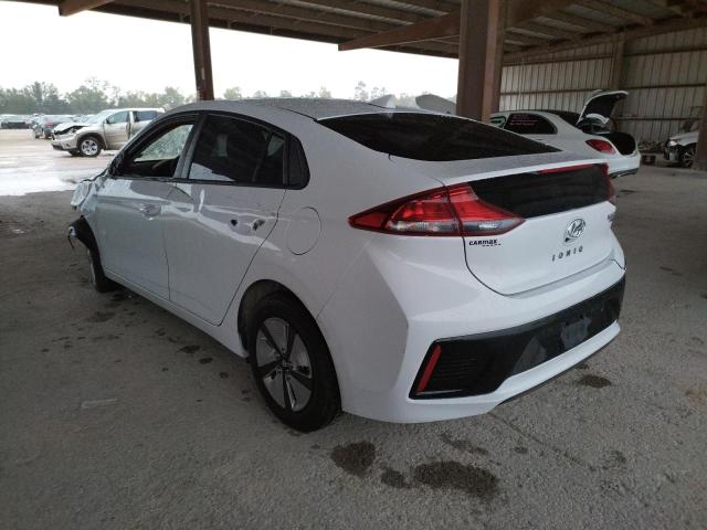 KMHC65LC0KU116059 - 2019 HYUNDAI IONIQ BLUE WHITE photo 2