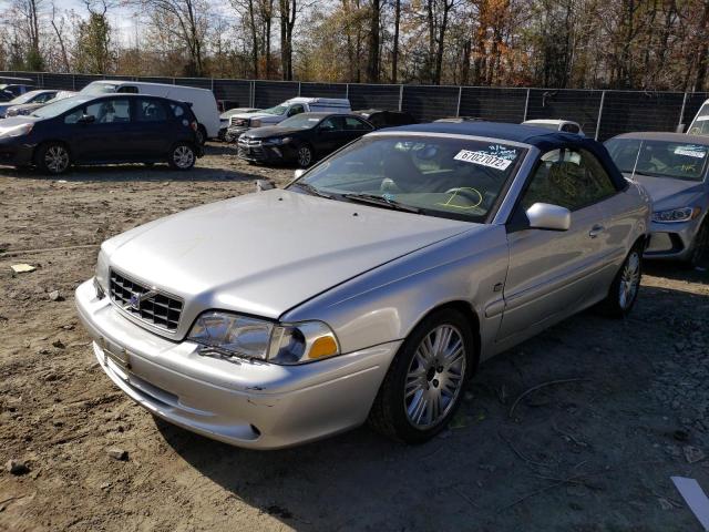 YV1NC62DX4J041438 - 2004 VOLVO C70 HPT SILVER photo 2