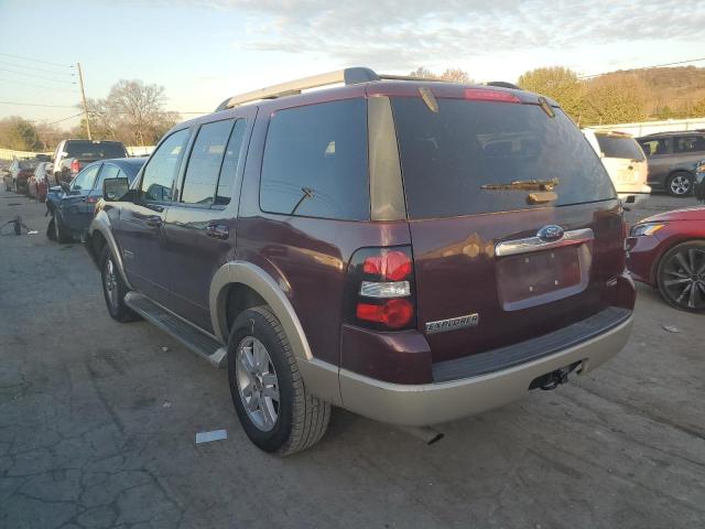 1FMEU64E27UB66070 - 2007 FORD EXPLORER E BURGUNDY photo 3