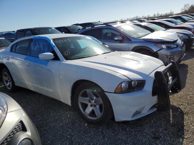 2C3CDXAT6EH279125 - 2014 DODGE CHARGER PO WHITE photo 1