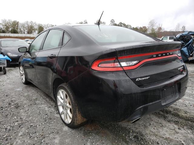1C3CDFBH2DD267084 - 2013 DODGE DART BLACK photo 3