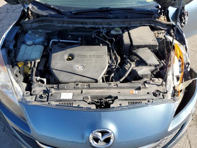 JM1BL1SG0A1229628 - 2010 MAZDA MAZDA3 I BLUE photo 7