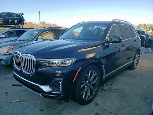 5UXCW2C07M9G77097 - 2021 BMW X7 XDRIVE4 BLACK photo 2