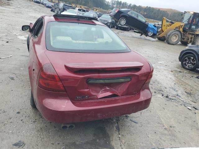 2G2WR554661119228 - 2006 PONTIAC GRAND PRIX ბურგუნდია ფოტო 6