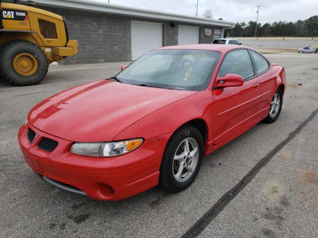 1G2WP12K2XF208970 - 1999 PONTIAC GRAND PRIX წითელი ფოტო 2