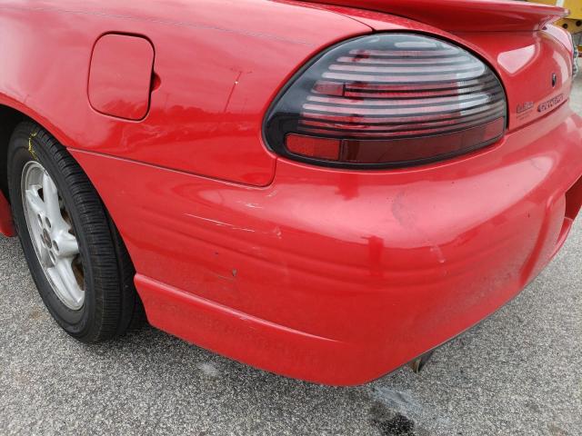 1G2WP12K2XF208970 - 1999 PONTIAC GRAND PRIX წითელი ფოტო 9
