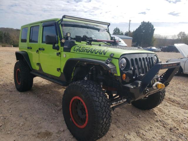 1J4GA59107L122140 - 2007 JEEP WRANGLER S GREEN photo 1