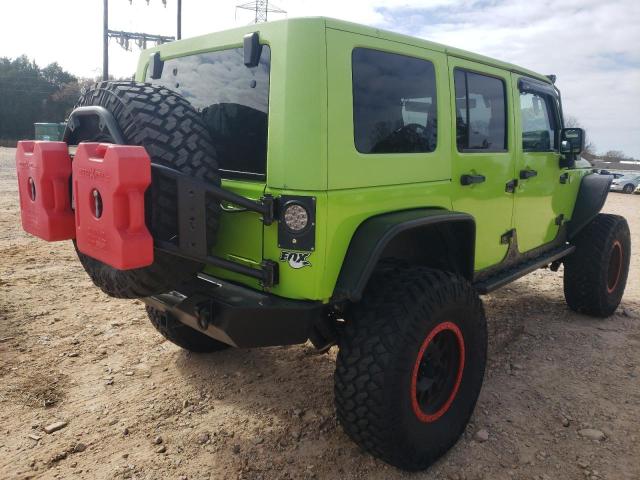 1J4GA59107L122140 - 2007 JEEP WRANGLER S GREEN photo 4