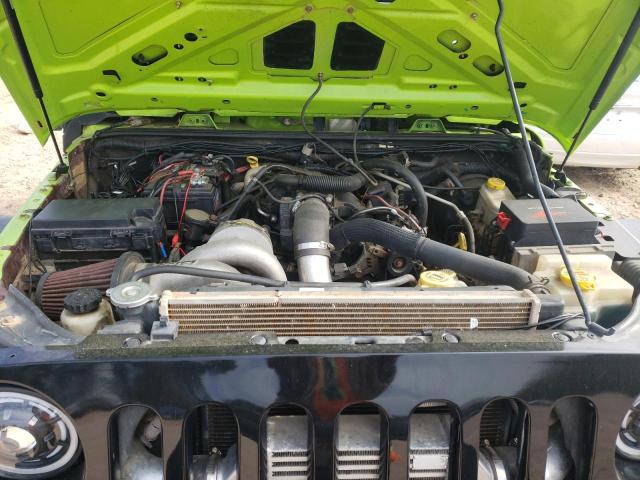 1J4GA59107L122140 - 2007 JEEP WRANGLER S GREEN photo 7