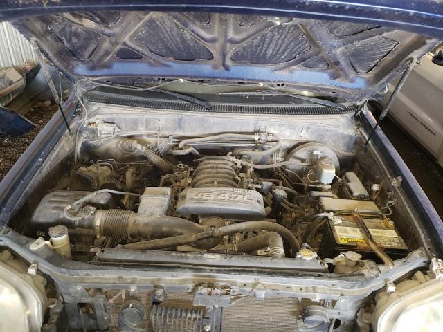 5TBDT48106S545837 - 2006 TOYOTA TUNDRA DOU BLUE photo 7