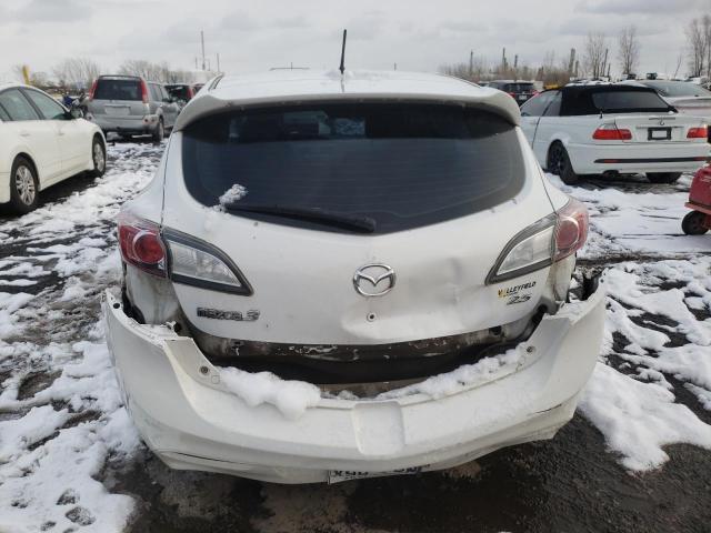 JM1BL1L51B1361120 - 2011 MAZDA 3 S WHITE photo 6