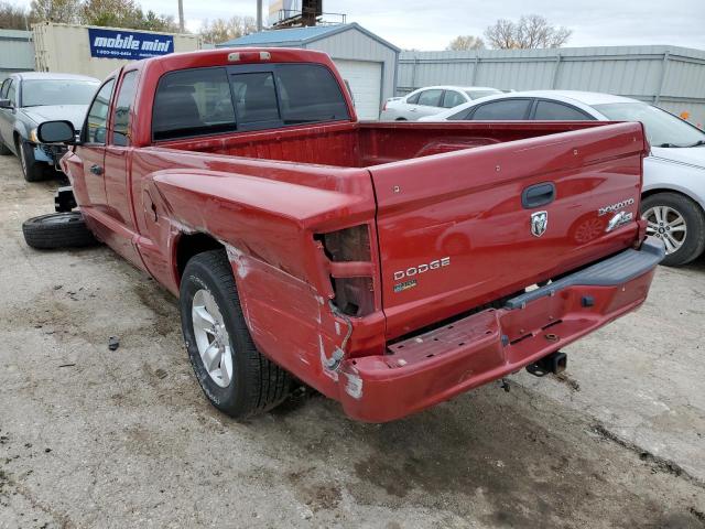 1D7CE3BP1AS104518 - 2010 DODGE DAKOTA SXT RED photo 3