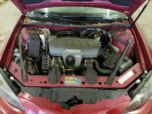 2G2WP522151133691 - 2005 PONTIAC GRAND PRIX ბურგუნდია ფოტო 7