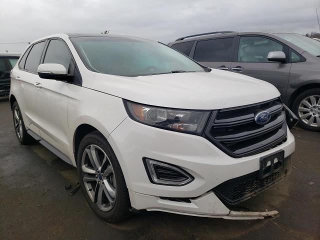 2FMTK4AP5FBC05018 - 2015 FORD EDGE SPORT WHITE photo 1