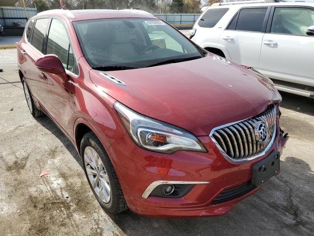 LRBFX1SA1JD026620 - 2018 BUICK ENVISION E RED photo 1
