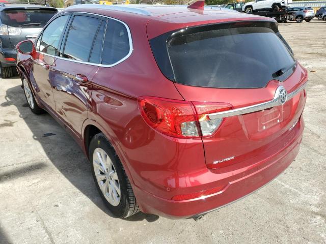 LRBFX1SA1JD026620 - 2018 BUICK ENVISION E RED photo 3
