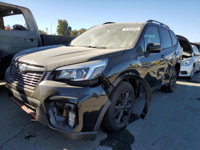 JF2SKARC4LH597683 - 2020 SUBARU FORESTER S BLACK photo 1