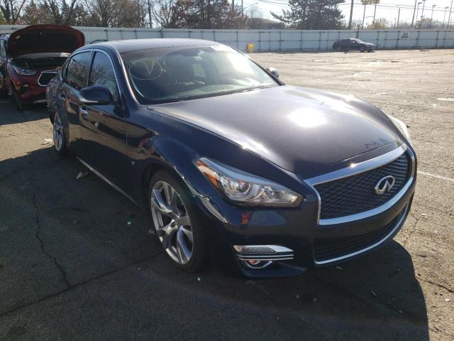 JN1BY1PP1FM601528 - 2015 INFINITI Q70L 3.7 BLUE photo 1