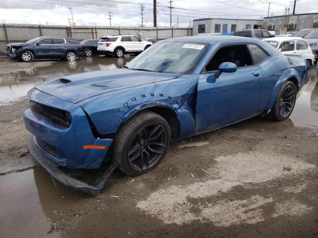 2C3CDZFJ7LH156353 - 2020 DODGE CHALLENGER BLUE photo 2