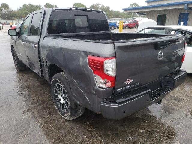 1N6AA1EF5MN520754 - 2021 NISSAN TITAN SV GRAY photo 2