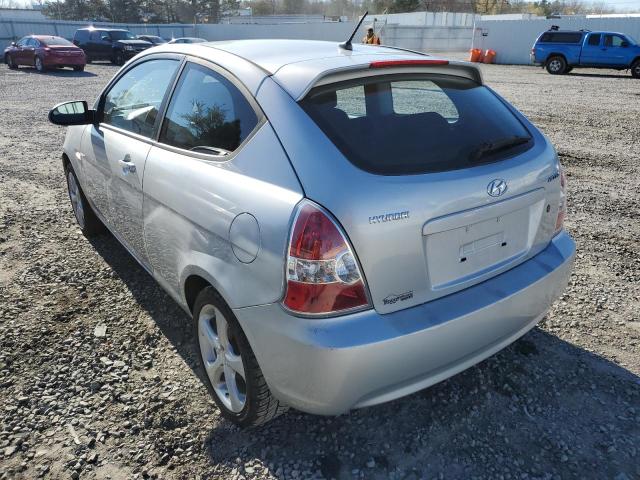 KMHCN36C98U055824 - 2008 HYUNDAI ACCENT SILVER photo 3