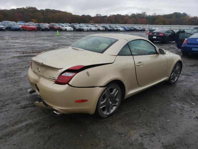 JTHFN48Y369008447 - 2006 LEXUS SC 430 GOLD photo 4