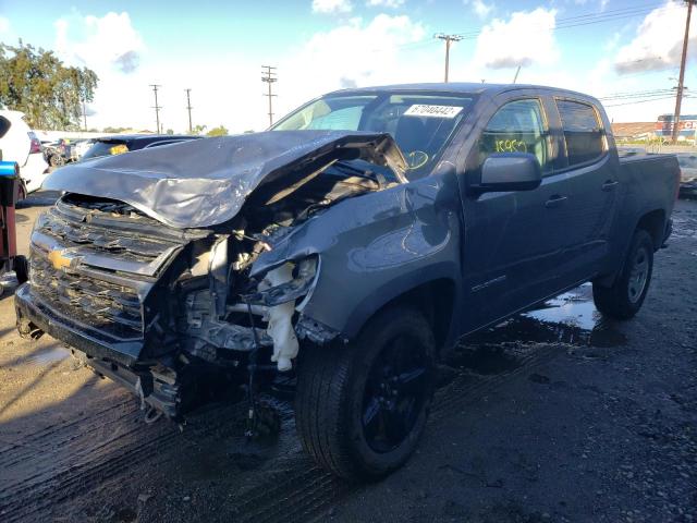 1GCGTCEN0N1124816 - 2022 CHEVROLET COLORADO L GRAY photo 2