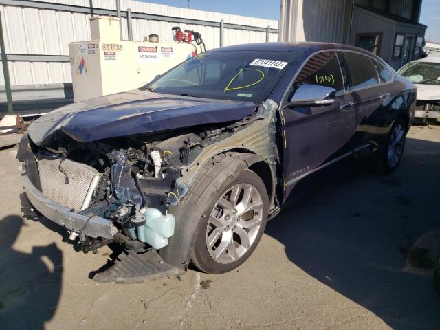 2G1125S34J9177668 - 2018 CHEVROLET IMPALA PRE ლურჯი ფოტო 2