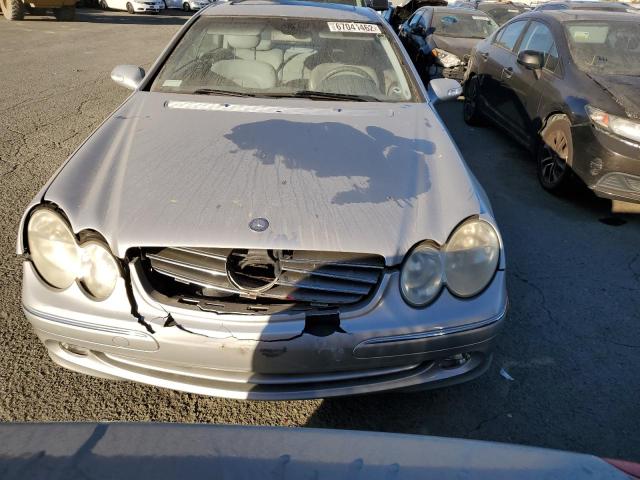 WDBTJ65J03F010140 - 2003 MERCEDES-BENZ CLK 320C SILVER photo 5