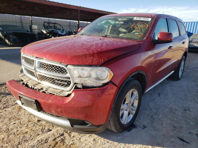 1D4RD2GGXBC630414 - 2011 DODGE DURANGO EX RED photo 2