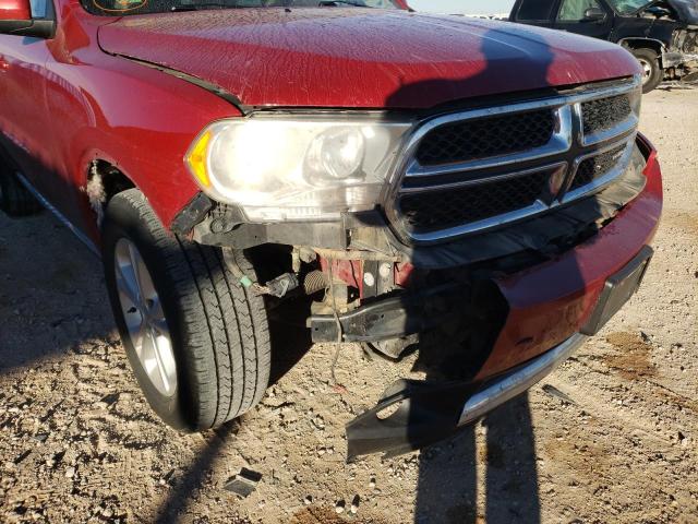 1D4RD2GGXBC630414 - 2011 DODGE DURANGO EX RED photo 9